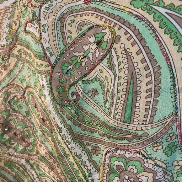 Worthington Vintage Silk Pencil Skirt - Picture 7 of 8